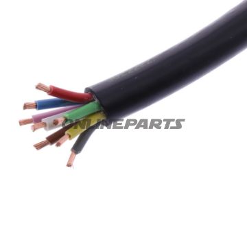 Kabel H05VV-für 8X1.5 schwarz Packung 1 Meter