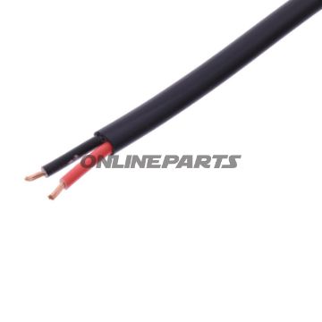 Kabel XYFAZ 2X1.5 schwarz Packung 2.5 Meter