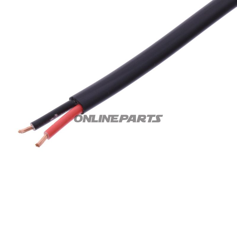 Kabel XYFAZ 2X1.5 schwarz Packung 2.5 Meter