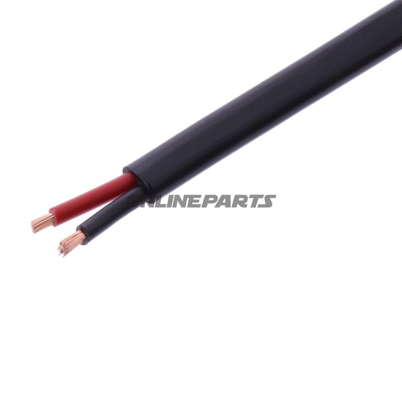 Kabel FLYY 2X2.5 schwarz Packung 1 Meter