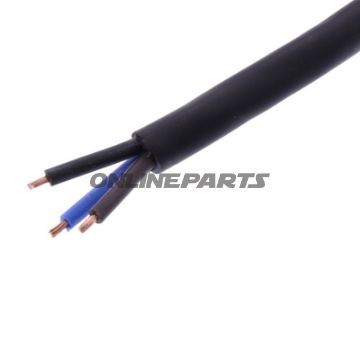 Kabel H05RR-für 3x1.5 schwarz Packung 2.5 Meter