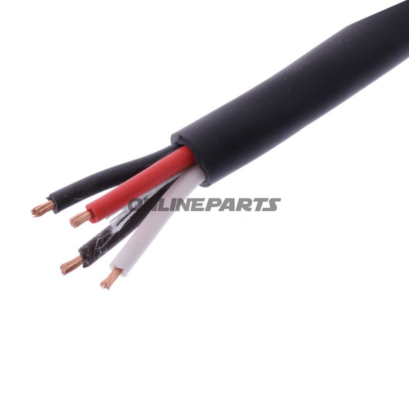 Kabel H05RR-für 4X1.5 schwarz Packung 5 Meter