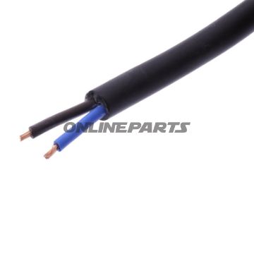 Kabel H05RR-für 2X1.5 schwarz Packung 10 Meter