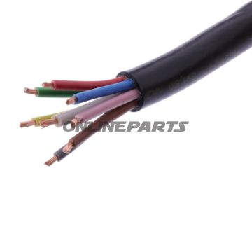 Kabel H05VV-für 8X1.5 schwarz Packung 10 Meter