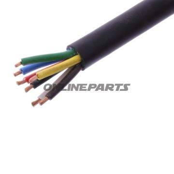 Kabel H05RR-für 7X1.5 schwarz Packung 1 Meter