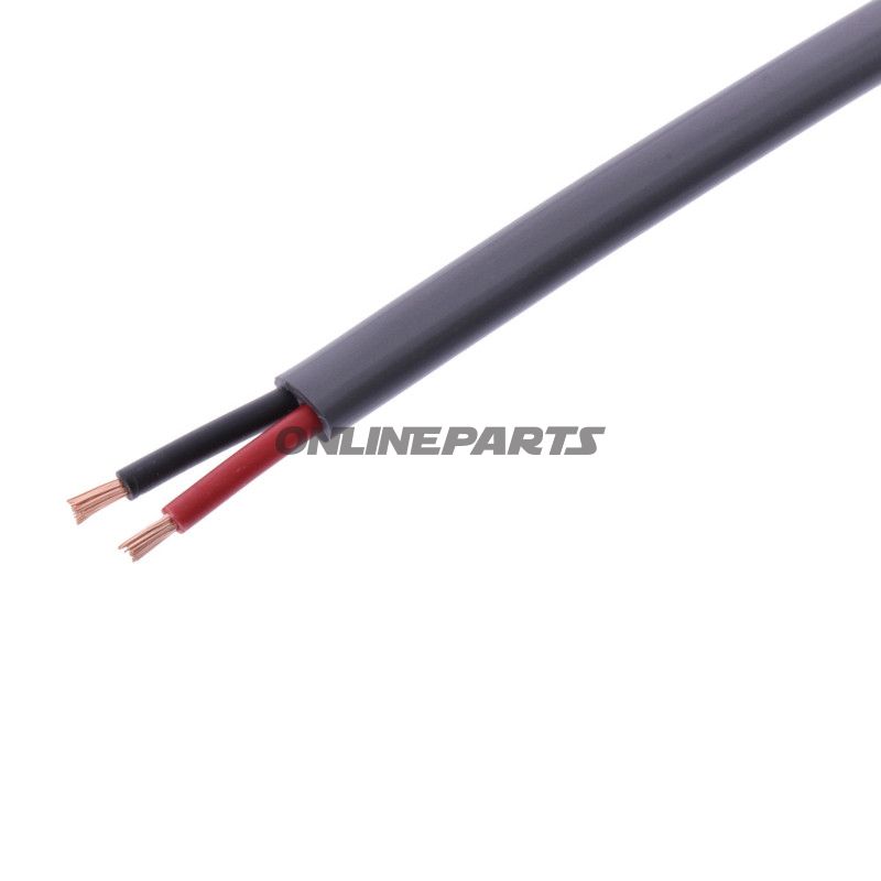 Kabel FLYY 2X1.5 grau Packung 10 Meter