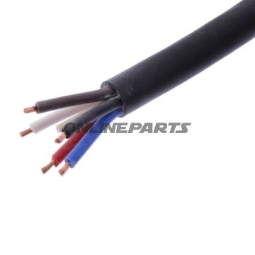 Kabel H05RR-für 5X1.5 schwarz Packung 10 Meter