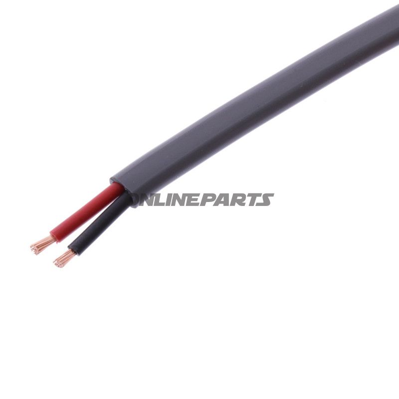 Kabel FLYY 2X1.5 grau Packung 1 Meter