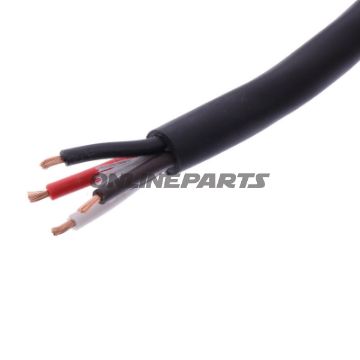 Kabel H05RR-für 4X1.5 schwarz Packung 2.5 Meter