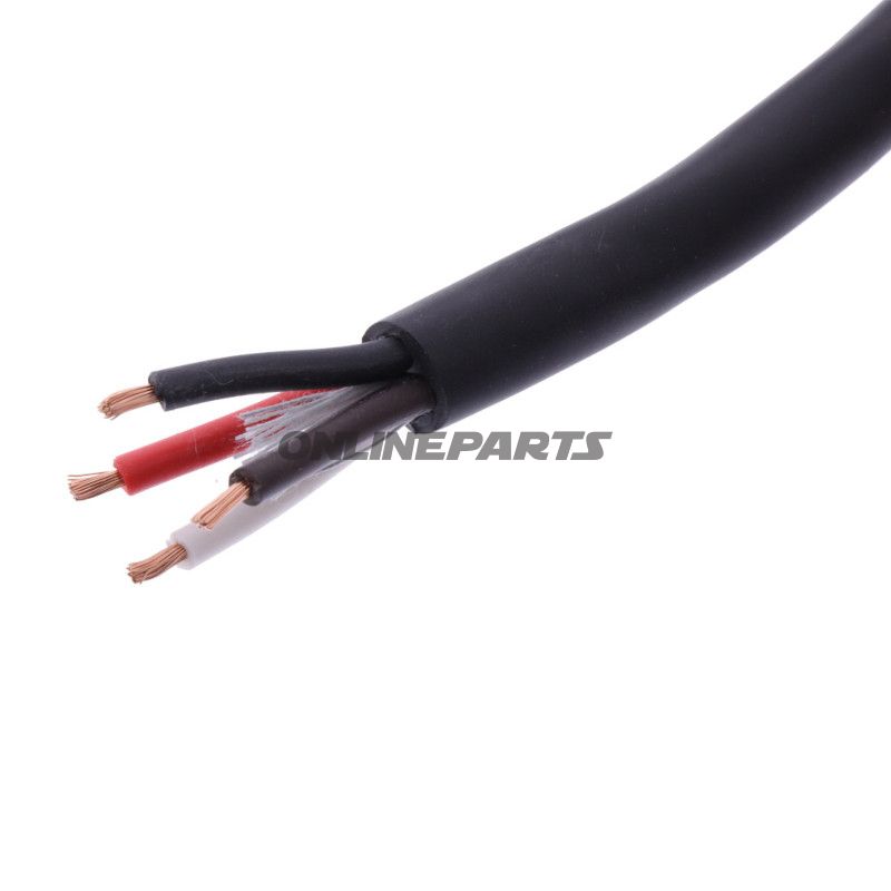 Kabel H05RR-für 4X1.5 schwarz Packung 2.5 Meter