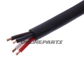 Kabel H05RR-für 4X1.5 schwarz Packung 10 Meter