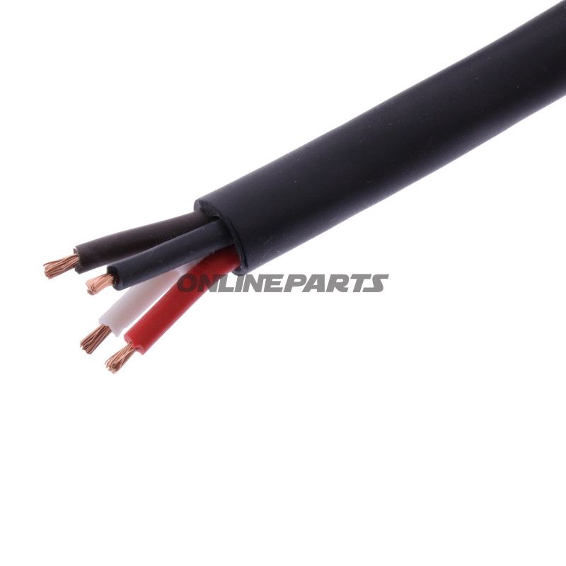 Kabel H05RR-für 4X1.5 schwarz Packung 10 Meter