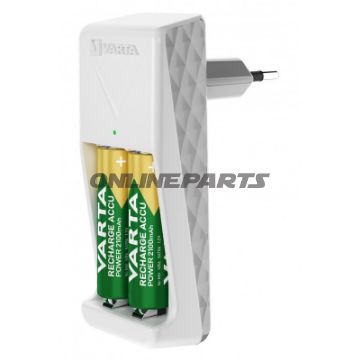Akkulader Easy Mini Inklusive 2 AA 2100 maH