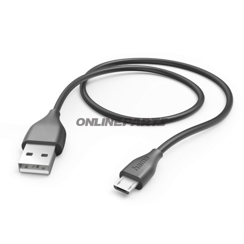 Lade-/Datenkabel Micro-USB 1.5 Meter schwarz Hama