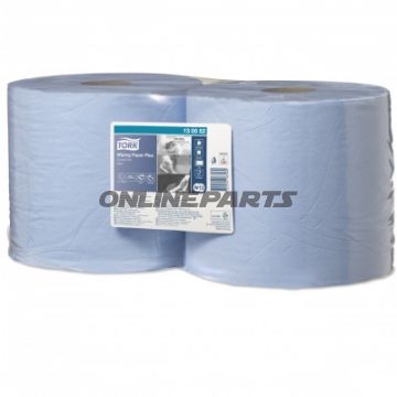 Putzpapierrollen Plus 2ST 750 Tücher blau