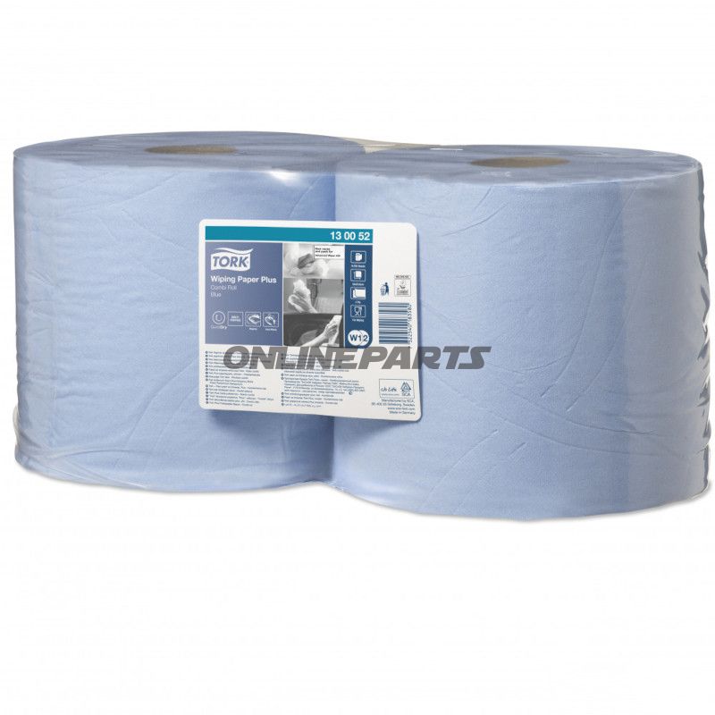 Putzpapierrollen Plus 2ST 750 Tücher blau