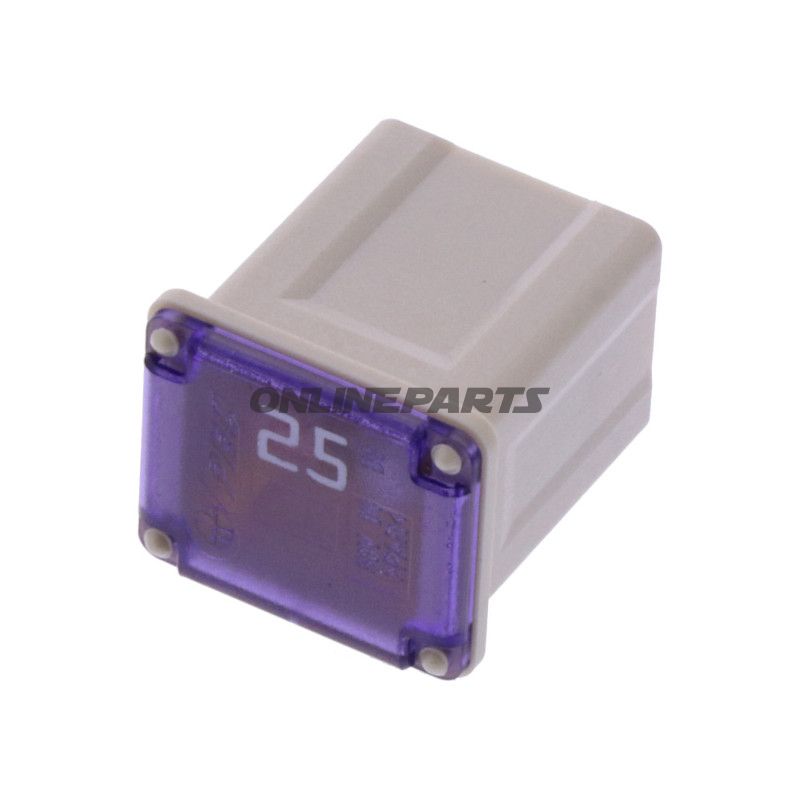 Sikring PAL J 25A JMP hvid pakke med 5 styk