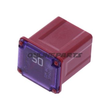 Sikring PAL J 50A JMP rød pakke med 5 styk