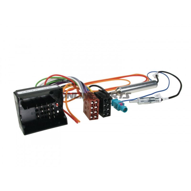 Adapterkabel ISO Citroen/Peugeot  +  Adapter Antenne 