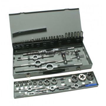 Gewindeschneidwerkzeug Satz 56TLG metrisch M3-M20