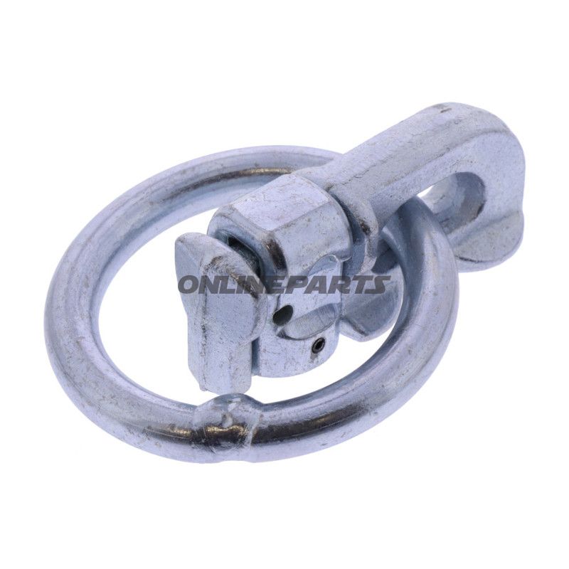 Endbeschlag mit Ring 6ON für Airline Zurrschiene