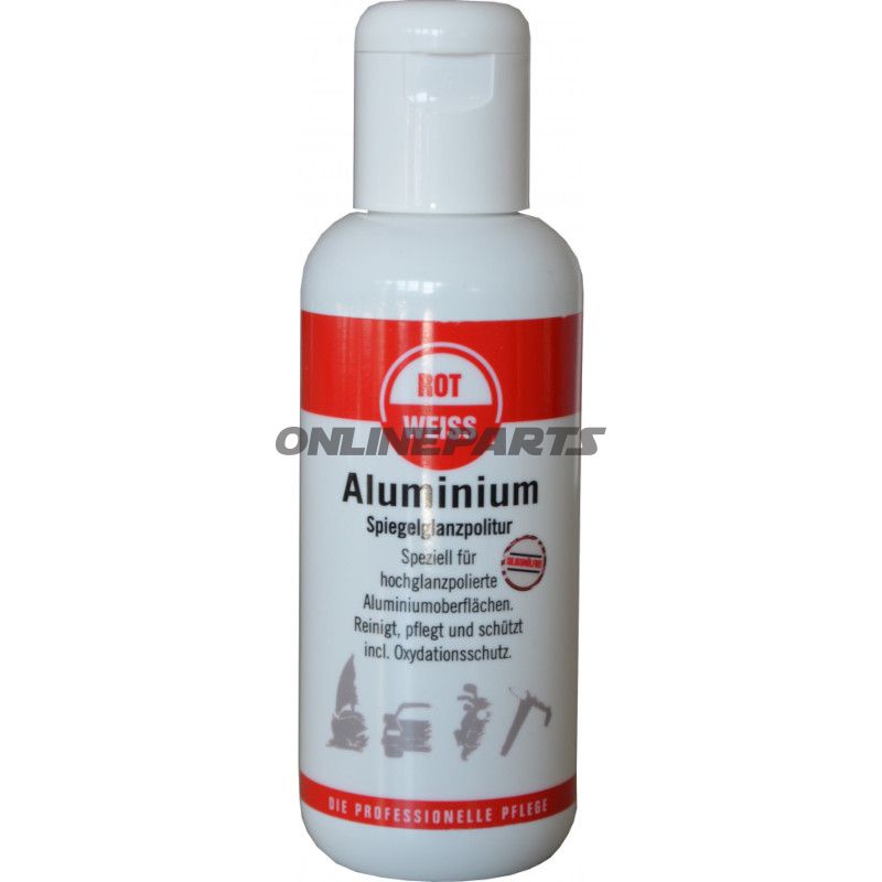 Spiegelglanzpolitur 150 ml Alu Rot-Weiss