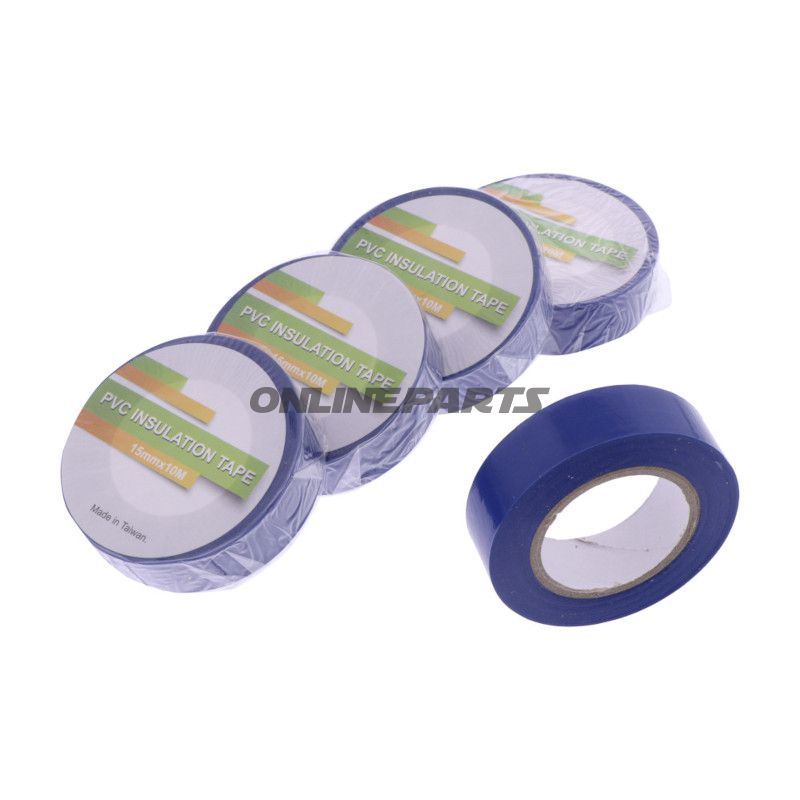 Isolierband 10 Meter blau JMP Packung 5 Stück
