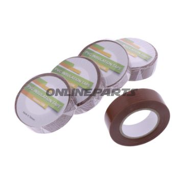 Isolierband 10 Meter braun JMP Packung 5 Stück