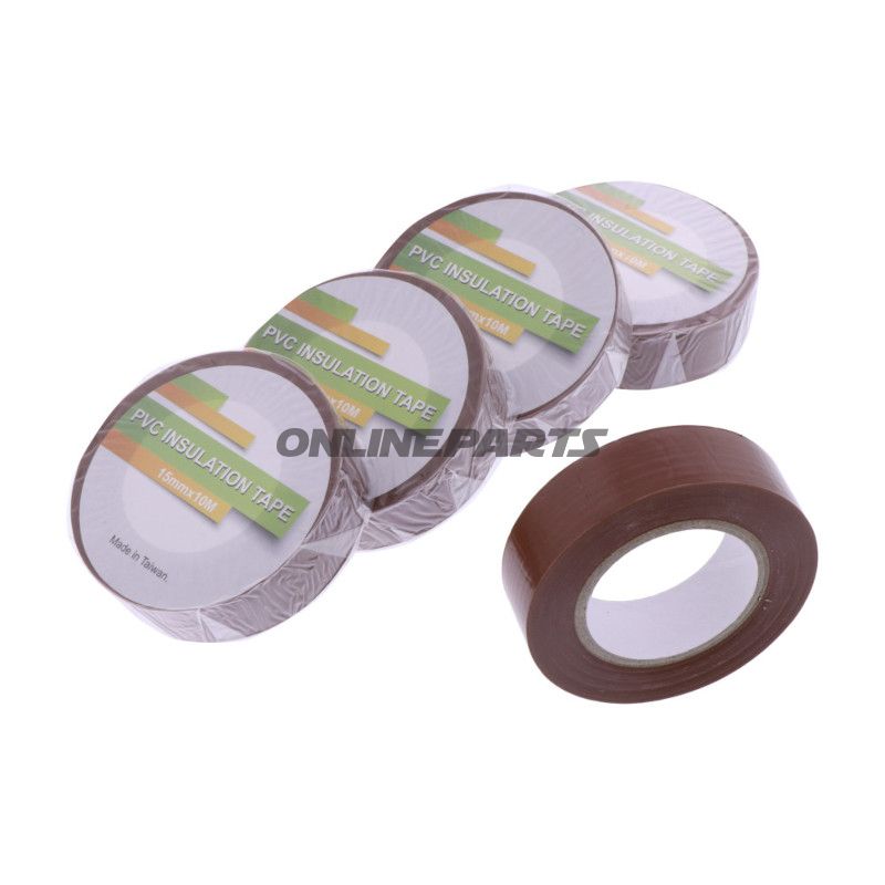 Isolierband 10 Meter braun JMP Packung 5 Stück