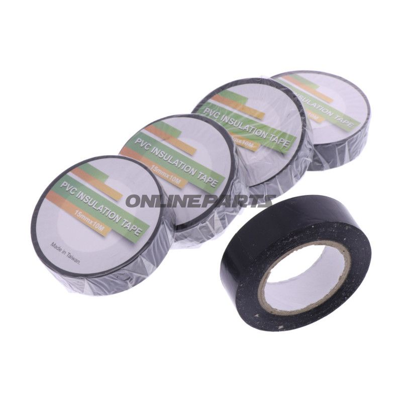 Isolierband 10 Meter schwarz JMP Packung 5 Stück