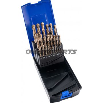 Spiralbohrersatz 25-teilig HSSE-CO 1.0-13.0 mm