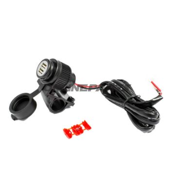 Doppelsteckdose USB ALBRECHT 2x USB-A MAX 2A IPX6
