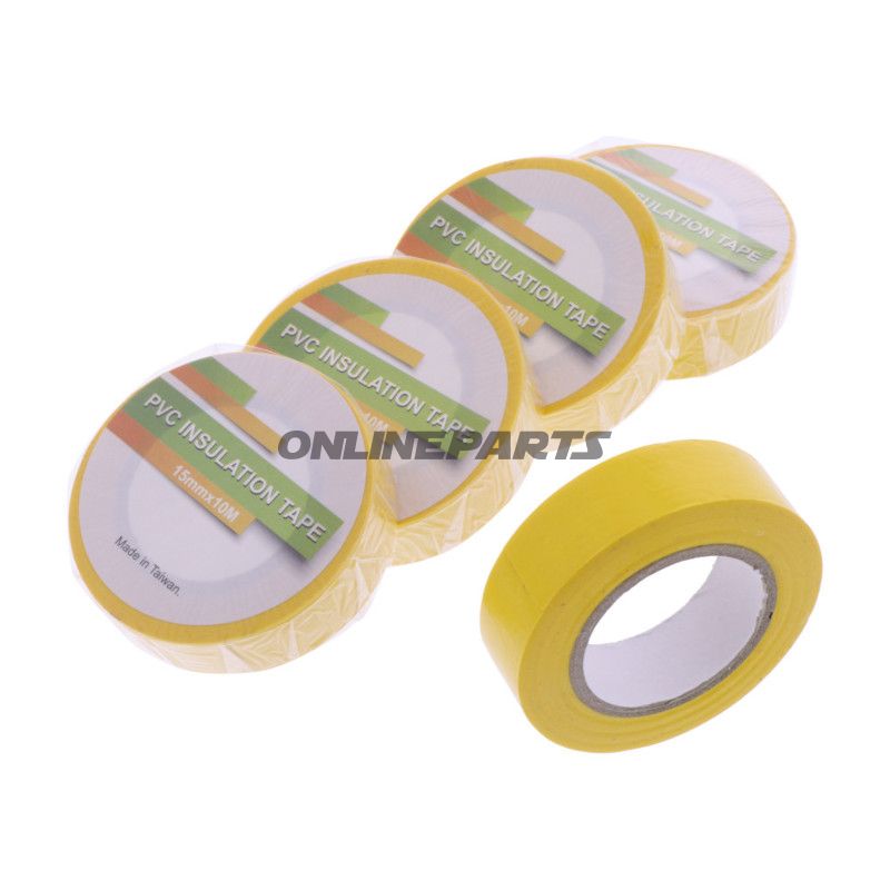 Isolierband 10 Meter gelb JMP Packung 5 Stück