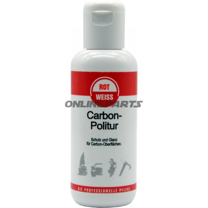 Politur carbon 150 ml Flasche Rot-Weiss