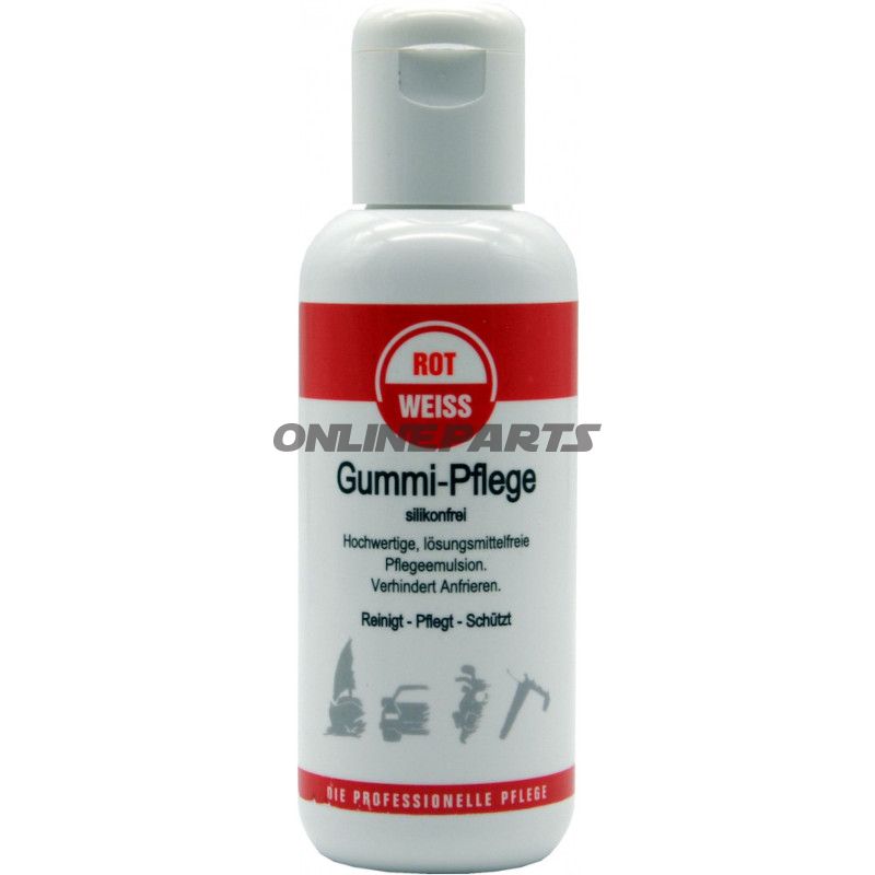 Gummipflege 150 ml Flasche Rot-Weiss