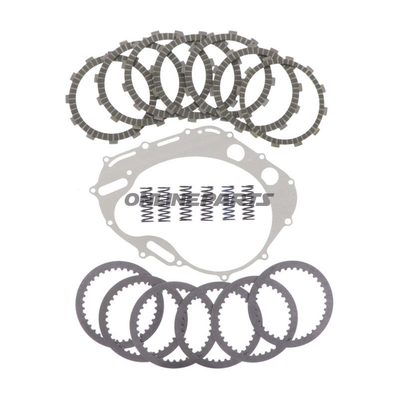 Clutch Repair Kit Trwincluding Plates, Steels, Springs, Gasket til Suzuki DL 650