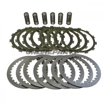 Kobling Aramid EBC lameller + fjedre + skiver til Suzuki GSX-R 600