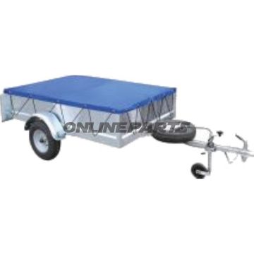 FLACHPLANE Anhänger blau 2575X1345X50MM