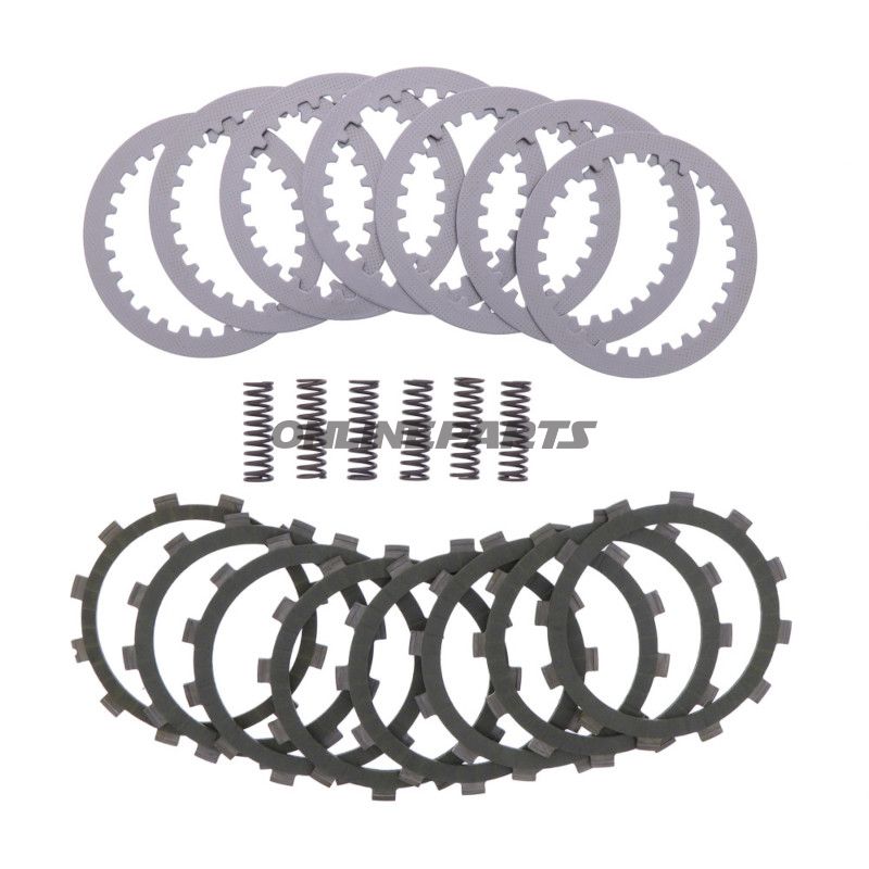 Kupplung Aramid EBC Lamellen + Federn+Scheiben