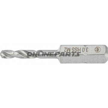 Spiralbohrer Bit 1/4 3.0 HSS-G M2