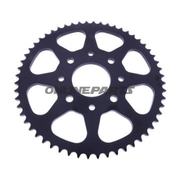 BAGESTE TANDHJUL 56 TAND PITCH 428 SORT INDVENDIG DIAMETER 058 BOLTAFSTAND 090