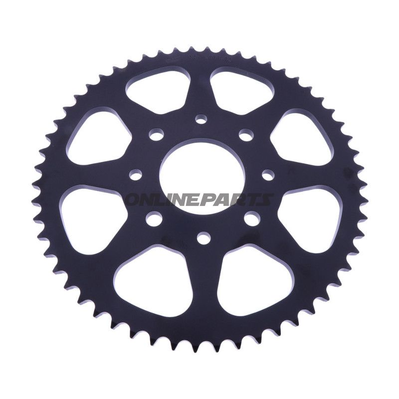 BAGESTE TANDHJUL 56 TAND PITCH 428 SORT INDVENDIG DIAMETER 058 BOLTAFSTAND 090