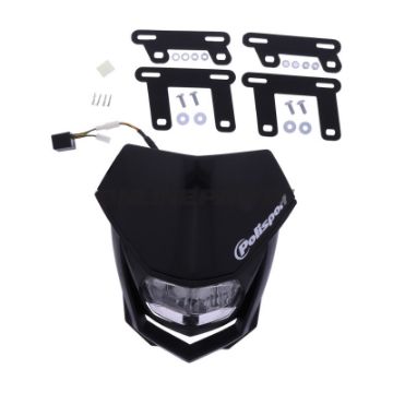 Scheinwerfer Maske Halo schwarz LED