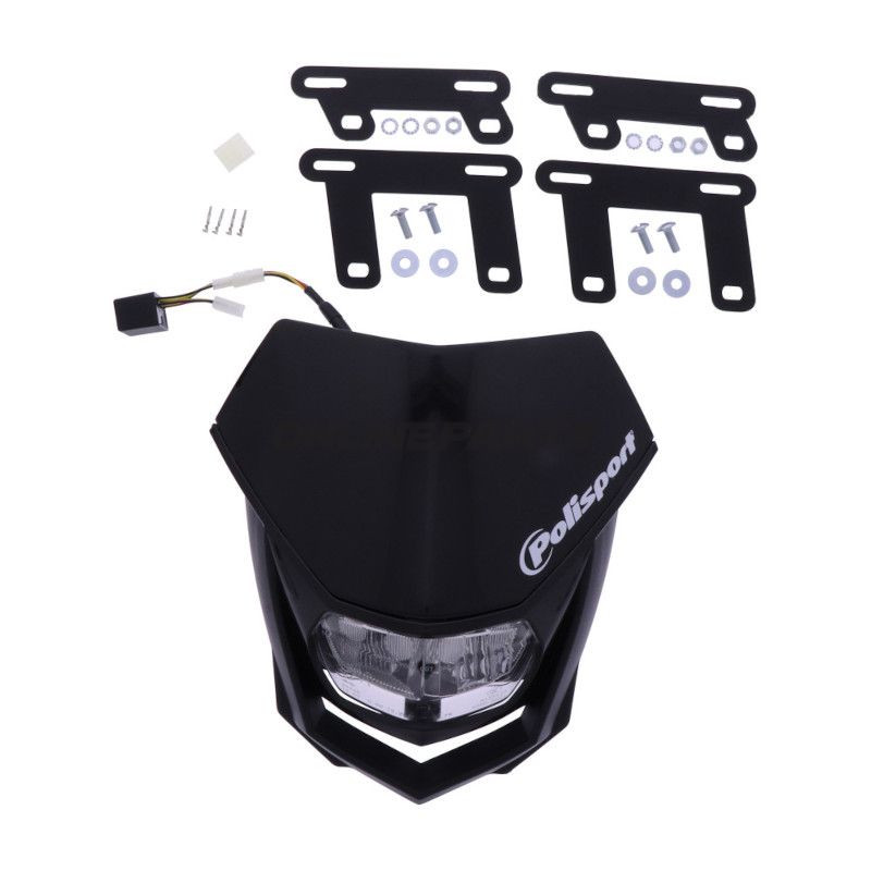 Scheinwerfer Maske Halo schwarz LED