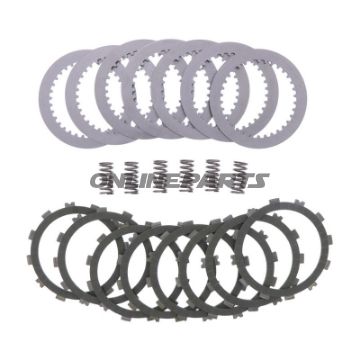 Kupplung Aramid EBC Lamellen + Federn+Scheiben