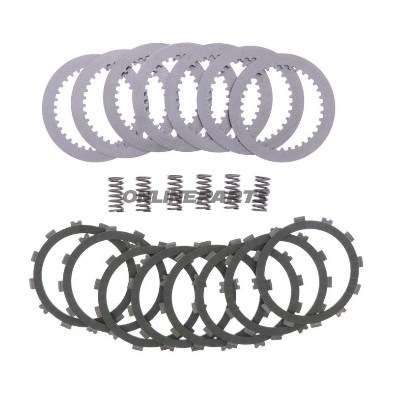 Kupplung Aramid EBC Lamellen + Federn+Scheiben