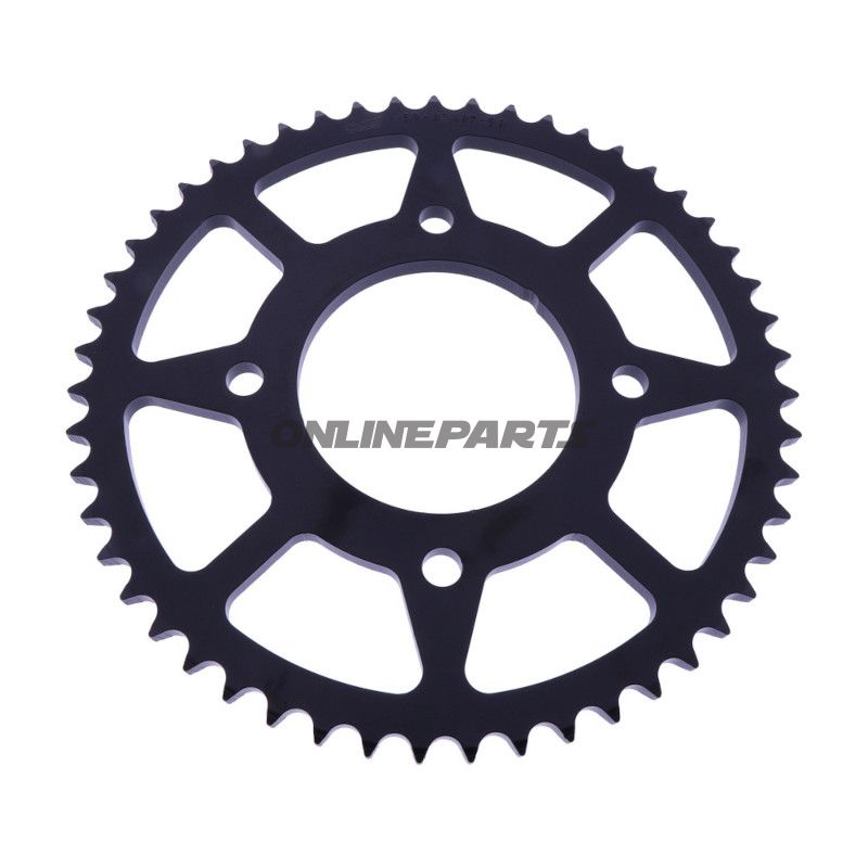 BAGESTE TANDHJUL 51 TAND PITCH 428 SORT INDVENDIG DIAMETER 080 BOLTAFSTAND 110