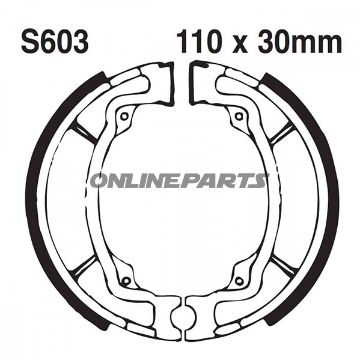 EBC-Bremseklodser med fjeder, gerillet til Suzuki RV 200