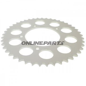 Bag tandhjul Alu 45 Tooth Pitch 520 Silverinner Diameter 100 Bolt Spacing 120 til BMW G 650