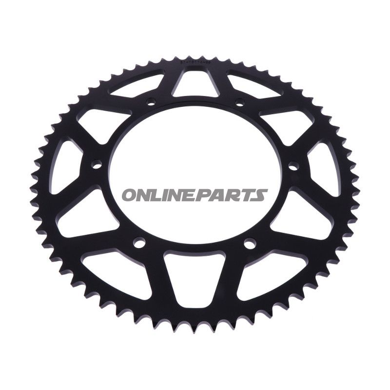Alu-Kettenrad 63Z Teilung 428 schwarz Esjot Innendurchmesser 136 Lochkreis 156
